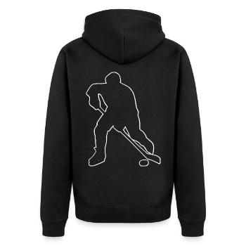 Eishockey Hockey sur glace - Veste à capuche bio Premium Unisexe - noir - Dos - Nico (187cm)