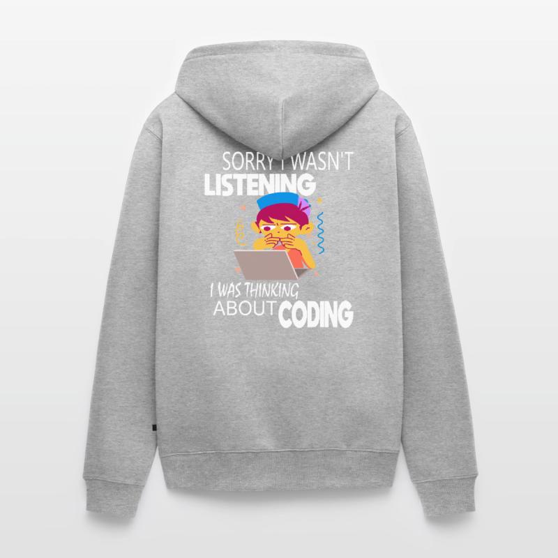Programmeur codeur de codage Veste à capuche bio Premium Unisexe