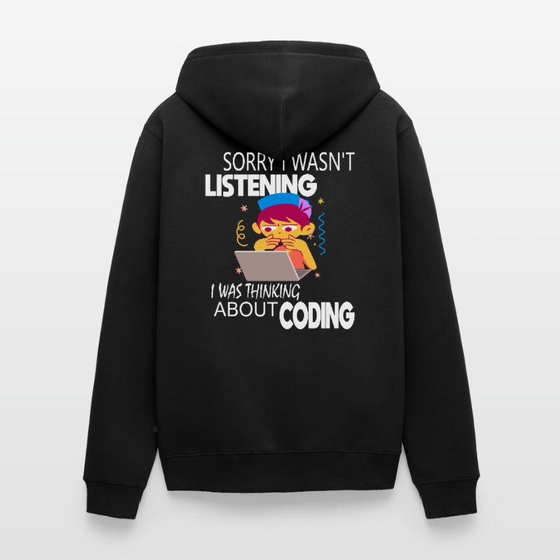 Coding Coder Programmer Unisex Premium Organic Zip Hoodie