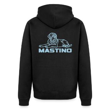 mastinomastiff2 - Veste à capuche bio Premium Unisexe - noir - Dos - Nico (187cm)
