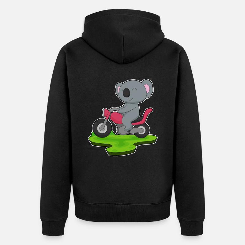 Moto Koala - Veste à capuche bio Premium Unisexe - noir