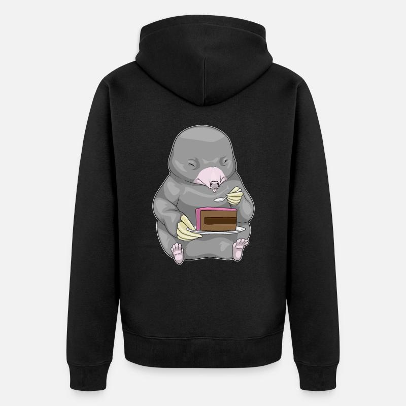 Gâteau Mole - Veste à capuche bio Premium Unisexe - noir