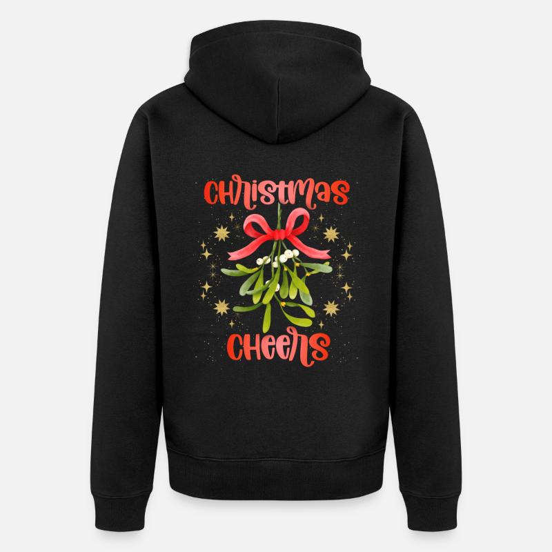 Gui, Gui-Noël, Noël - Veste à capuche bio Premium Unisexe - noir