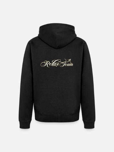 Cool Writing Relax Team - Veste à capuche bio Premium Unisexe - noir