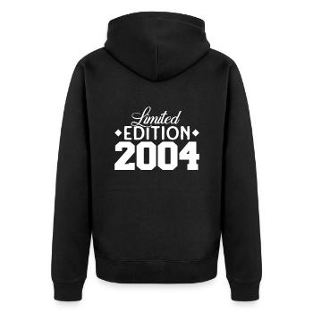 Fantastique depuis 2004 Rétro 19ème Bitrthday - Veste à capuche bio Premium Unisexe - noir - Dos - Nico (187cm)