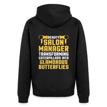 Gestionnaire de SPA Emploi Bien-être Drôle Gestion de SPA Sayi - Veste à capuche bio Premium Unisexe - noir - Dos - Nico (187cm)