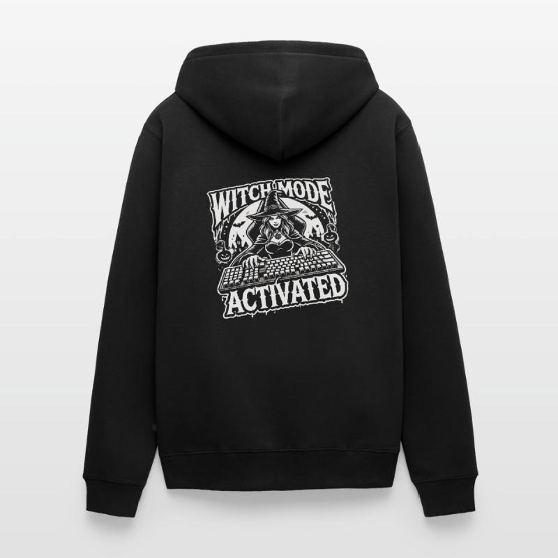 Hex Mode Enabled Design Unisex Premium Organic Zip Hoodie