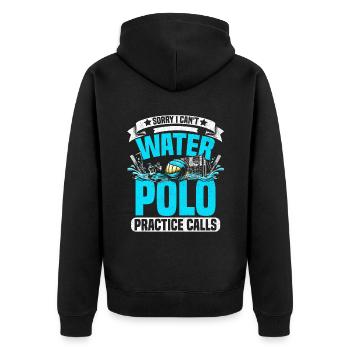 Désolé, je ne peux pas l’entraînement de water-polo appelle Aquatic Po - Veste à capuche bio Premium Unisexe - noir - Dos - Nico (187cm)