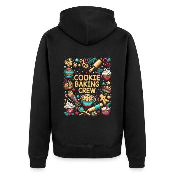 Cookie Baking Crew Pâtissier Boulanger Baker Bake Bakers - Veste à capuche bio Premium Unisexe - noir - Dos - Nico (187cm)