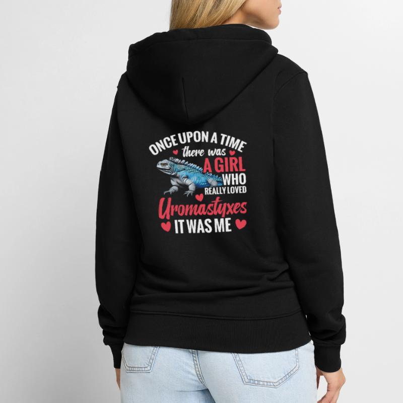 Es War Einmal Ein Mädchen, Das Wirklich Liebte Unisex Premium Bio Zip Hoodie