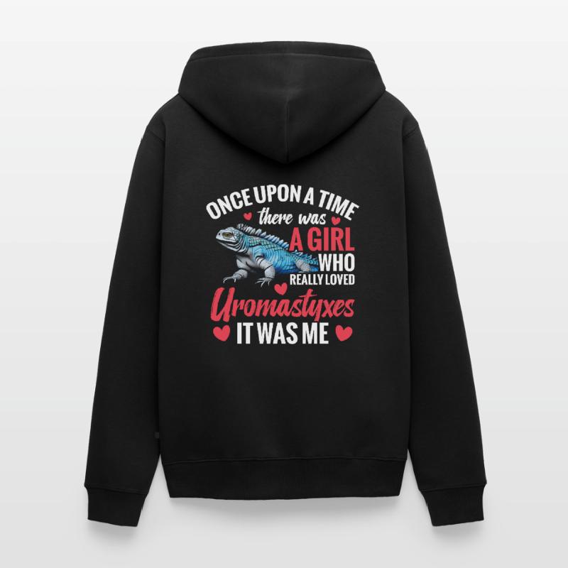 Es War Einmal Ein Mädchen, Das Wirklich Liebte Unisex Premium Bio Zip Hoodie