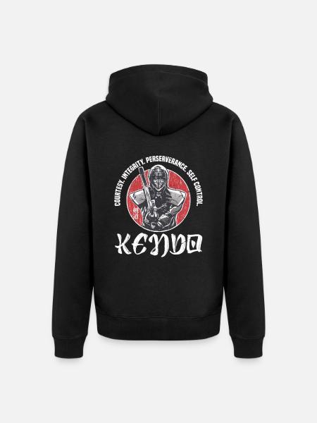 Decency. Integrity. Perseverance. Self-control. - Unisex Premium Organic Zip Hoodie - black