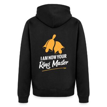 I'm your ringmaster now - Unisex Premium Organic Zip Hoodie - black - Back - Nico (187cm)