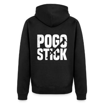 Pogo-stick : Ne l’appelez jamais simplement un - Veste à capuche bio Premium Unisexe - noir - Dos - Nico (187cm)