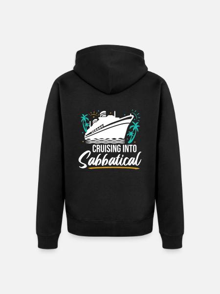 Cruising Into Sabbatical - Unisex Premium Organic Zip Hoodie - black