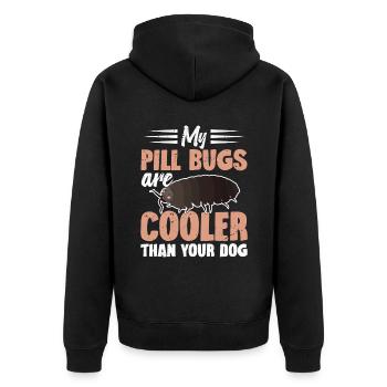 Mes erreurs de pilule sont plus cool que votre chien - Veste à capuche bio Premium Unisexe - noir - Dos - Nico (187cm)