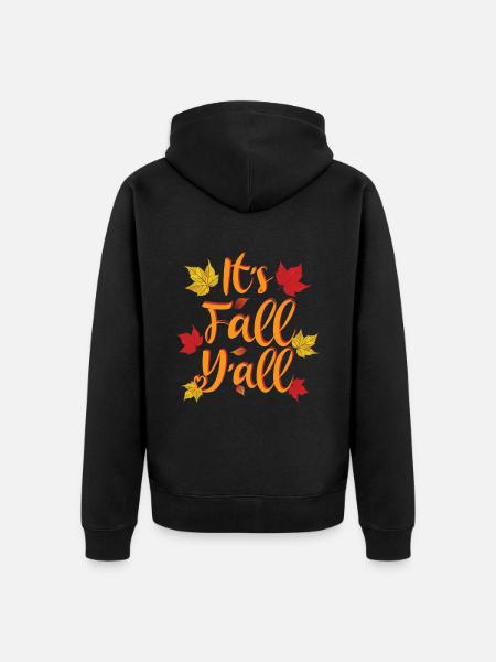 It’s Fall Y’all - Autumn Lover - Veste à capuche bio Premium Unisexe - noir