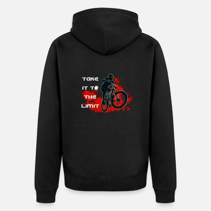 VTT - VTT - DESCENTE - Vélo - Veste à capuche bio Premium Unisexe - noir