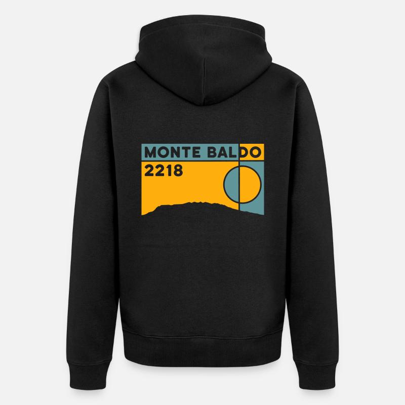 Monte Baldo - Veste à capuche bio Premium Unisexe - noir