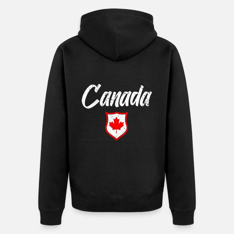 Canada - Veste à capuche bio Premium Unisexe - noir