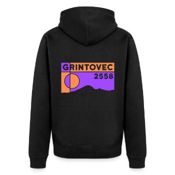 Grintovec Finisher Kranjska Gora Randonnée Randonnée - Veste à capuche bio Premium Unisexe - noir - Dos - Nico (187cm)