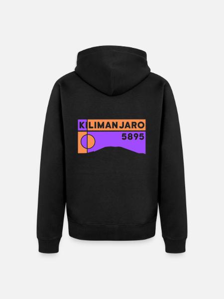 Kilimanjaro Trekking Kilimanjaro Hike - Unisex Premium Organic Zip Hoodie - black