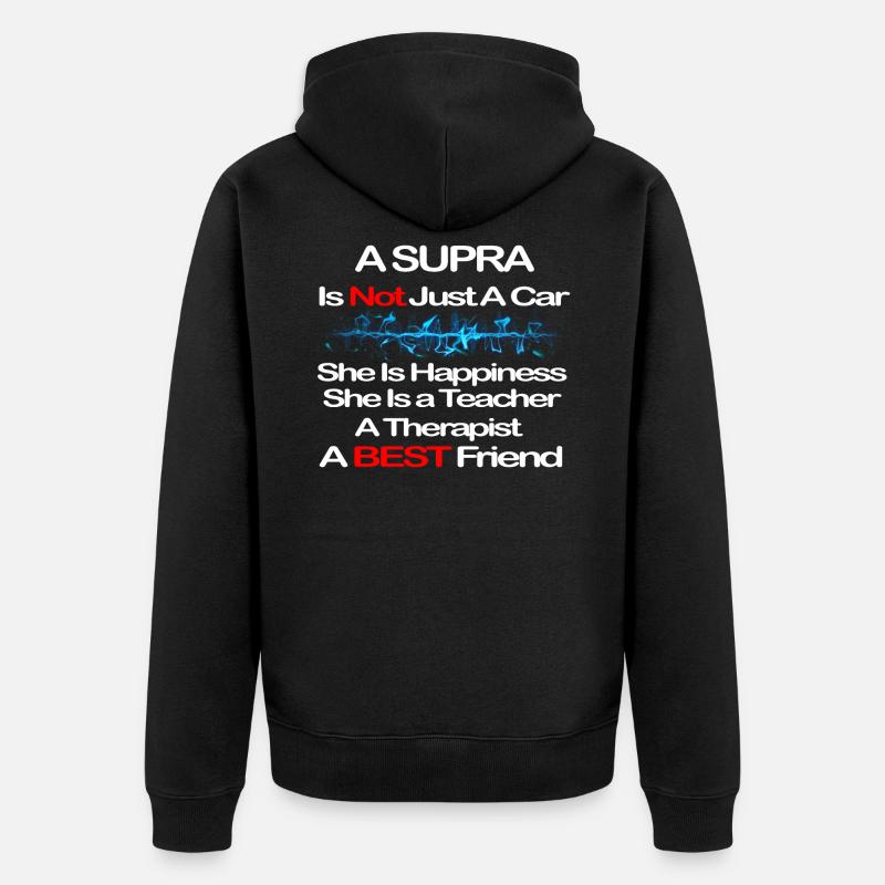 Supra T-shirt - Veste à capuche bio Premium Unisexe - noir