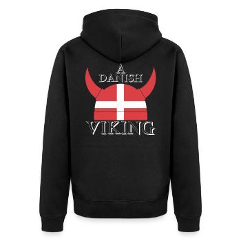 viking - Veste à capuche bio Premium Unisexe - noir - Dos - Nico (187cm)
