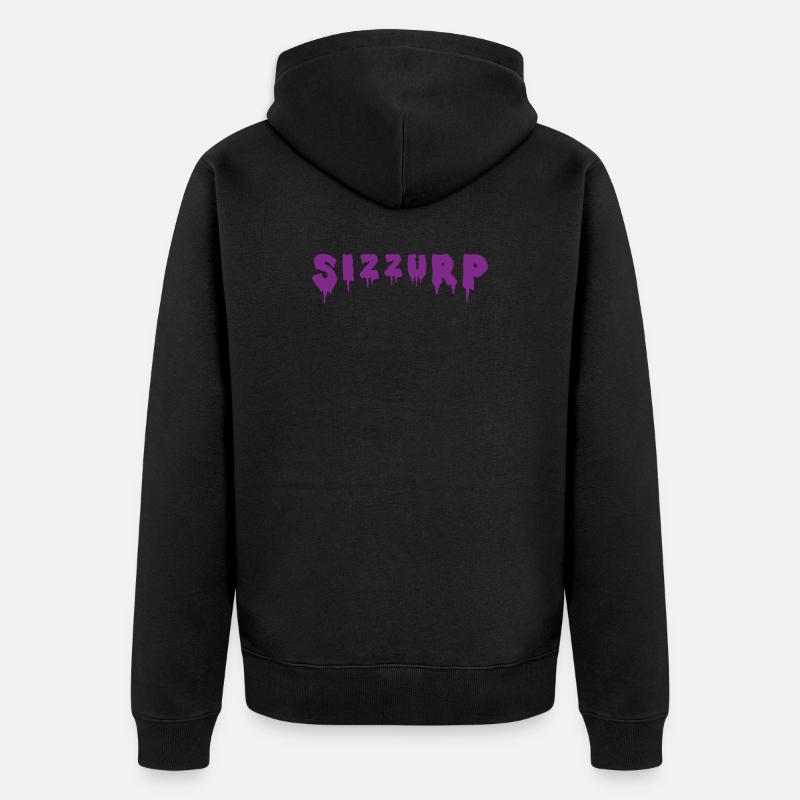 Sizzurp Codeine Lean - Veste à capuche bio Premium Unisexe - noir