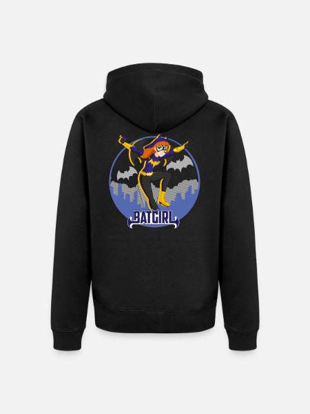 DC Super Hero Girls Batgirl In Gotham - Unisex Premium Organic Zip Hoodie - black