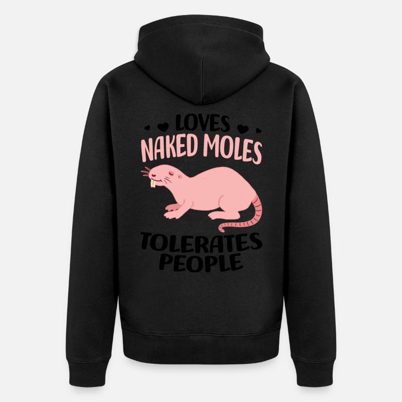 Chiot de sable - Veste à capuche bio Premium Unisexe - noir