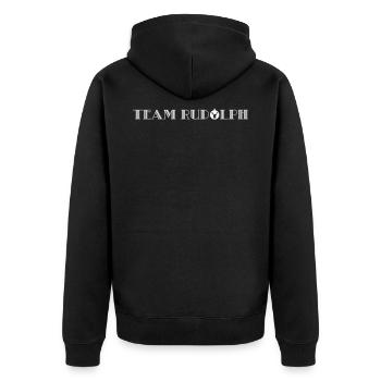 Team Rudolph - Veste à capuche bio Premium Unisexe - noir - Dos - Nico (187cm)
