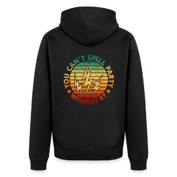 Radiology Xray Rad Tech Pharmacy Tech Phlebotomist - Unisex Premium Organic Zip Hoodie - black - Back - Nico (187cm)
