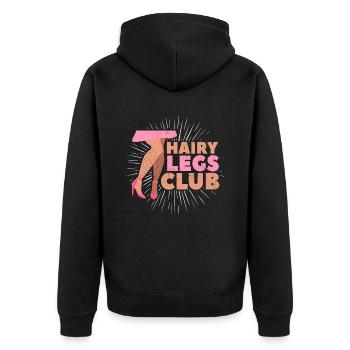 Feminist Feminism Women Empowerment Gender Girls - Unisex Premium Organic Zip Hoodie - black - Back - Nico (187cm)