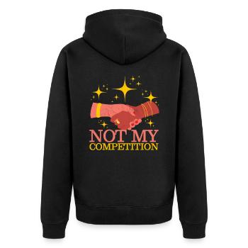 Feminist Feminism Women Empowerment Gender Girls - Unisex Premium Organic Zip Hoodie - black - Back - Nico (187cm)