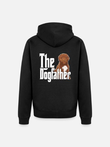 Cockapoo Dog Dad Dogfather Dogs Daddy Father Rotti - Unisex Premium Organic Zip Hoodie - black