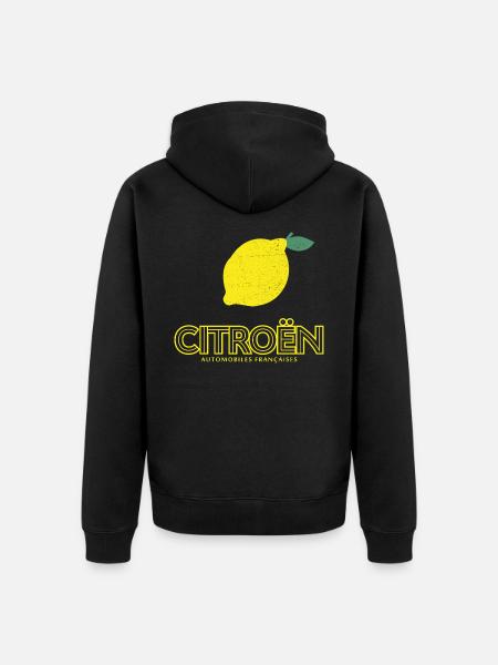 Citroën Citron Rolig Ordvits - Ekologisk premiumluvjack unisex - svart