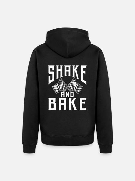 Shake And Bake Racing - Unisex Premium Organic Zip Hoodie - black