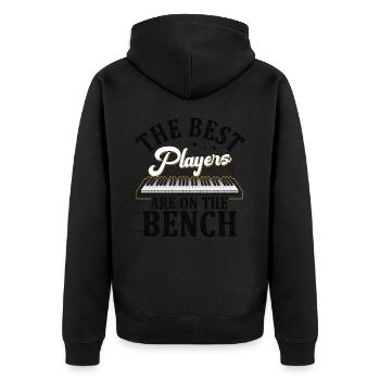 Les meilleurs joueurs Pianiste Pianiste - Veste à capuche bio Premium Unisexe - noir - Dos - Nico (187cm)