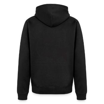Familienausflug Urlaub Familienurlaub 2025 - Unisex Premium Bio Zip Hoodie - Schwarz - Hinten - Nico (187cm)