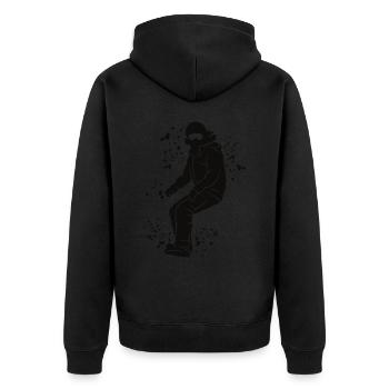 Snowboarder Snowboarding Snowboard - Veste à capuche bio Premium Unisexe - noir - Dos - Nico (187cm)
