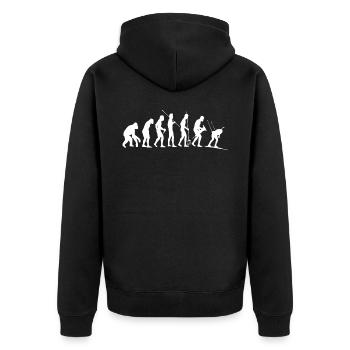 Ski Skieurs Skieurs Évolution Ski Ski - Veste à capuche bio Premium Unisexe - noir - Dos - Nico (187cm)