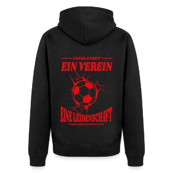 Ingolstadt Football Fan Cadeau - Veste à capuche bio Premium Unisexe - noir - Dos - Nico (187cm)