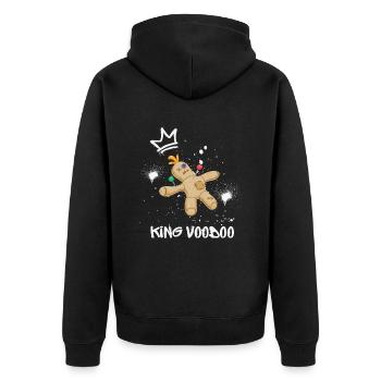 King Voodoo par Pandido - Veste à capuche bio Premium Unisexe - noir - Dos - Nico (187cm)