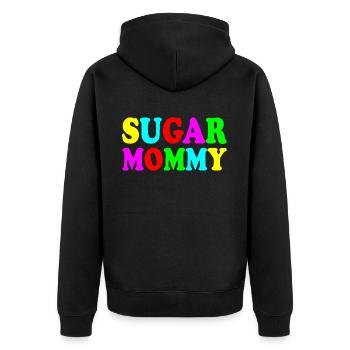 Sugar mommy - Veste à capuche bio Premium Unisexe - noir - Dos - Nico (187cm)