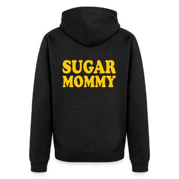 Sugar mommy - Veste à capuche bio Premium Unisexe - noir - Dos - Nico (187cm)