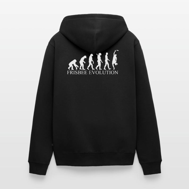 Evolution du frisbee Veste à capuche bio Premium Unisexe