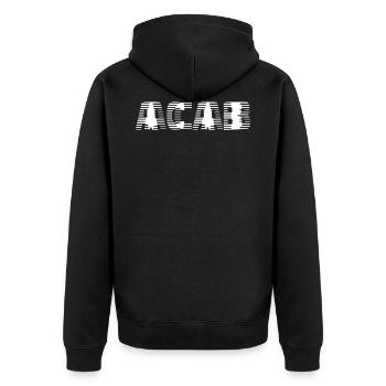 ACAB - Veste à capuche bio Premium Unisexe - noir - Dos - Nico (187cm)