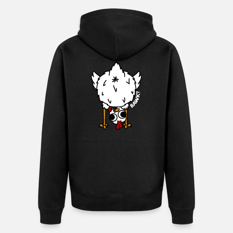 Bawk? - Veste à capuche bio Premium Unisexe - noir