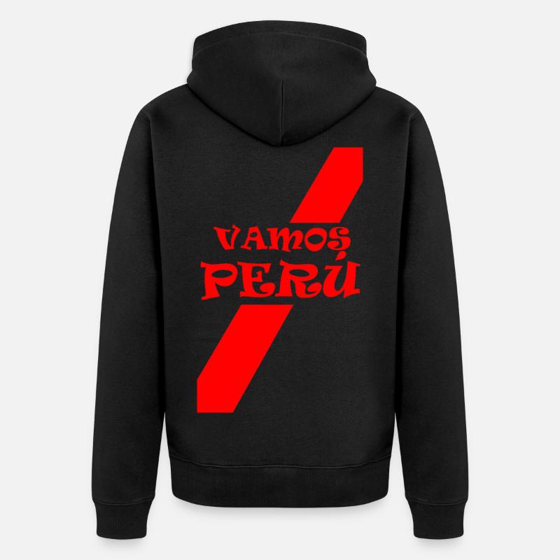 Vamos Pérou - Veste à capuche bio Premium Unisexe - noir